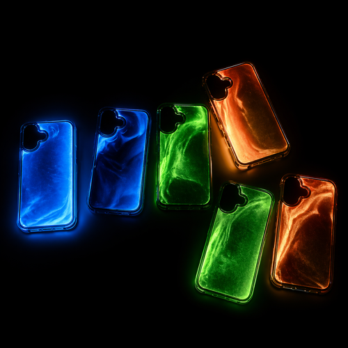 Glow Liquid iPhone Case – Luminous Quicksand Cover
